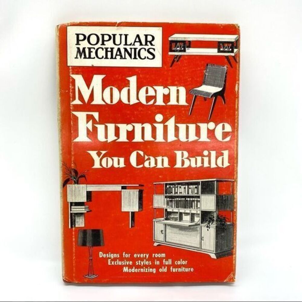 Vintage PopularโMechanicsย Modern Furniture You Can Build Design Book